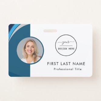 Custom Employee - Photo, Logo, Name ID  Badge
