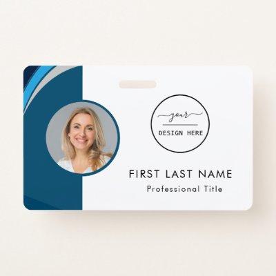 Custom Employee - Photo, Logo, Name ID  Badge