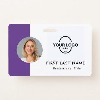 Custom Employee - Photo, Logo, Name ID  Badge
