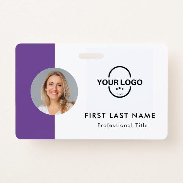 Custom Employee - Photo, Logo, Name ID  Badge