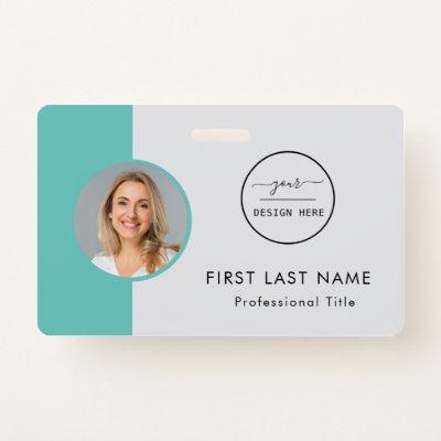 Custom Employee - Photo, Logo, Name ID  Badge