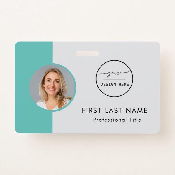 Custom Employee - Photo, Logo, Name ID  Badge