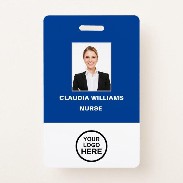 Custom Employee Photo,Name , Logo, Bar Code Badge