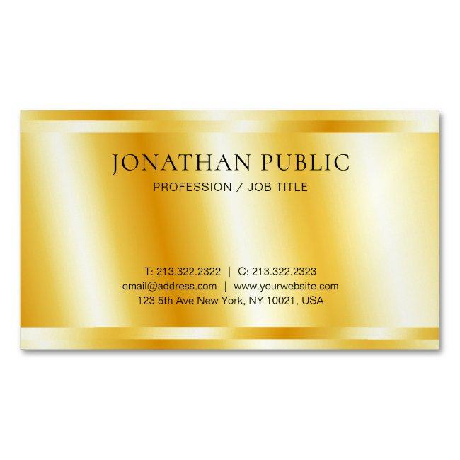 Custom Faux Gold Metallic Look
