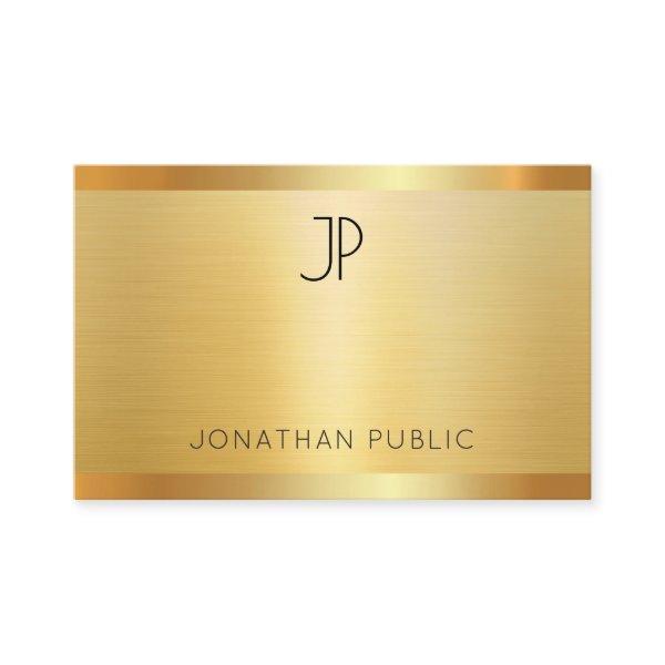 Custom Faux Gold Modern Elegant Professional