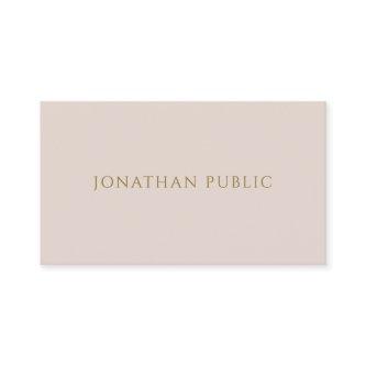 Custom Faux Gold Text Elegant Simple Modern Luxury
