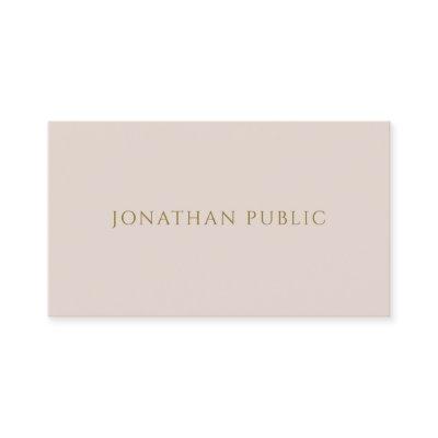 Custom Faux Gold Text Elegant Simple Modern Luxury