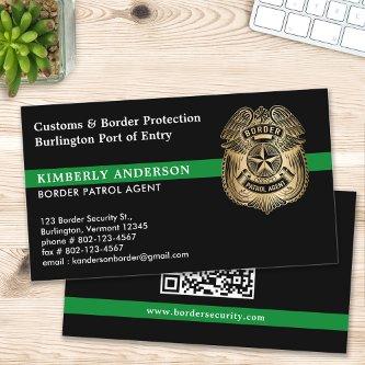 Custom Federal Military Border Patrol QR Code