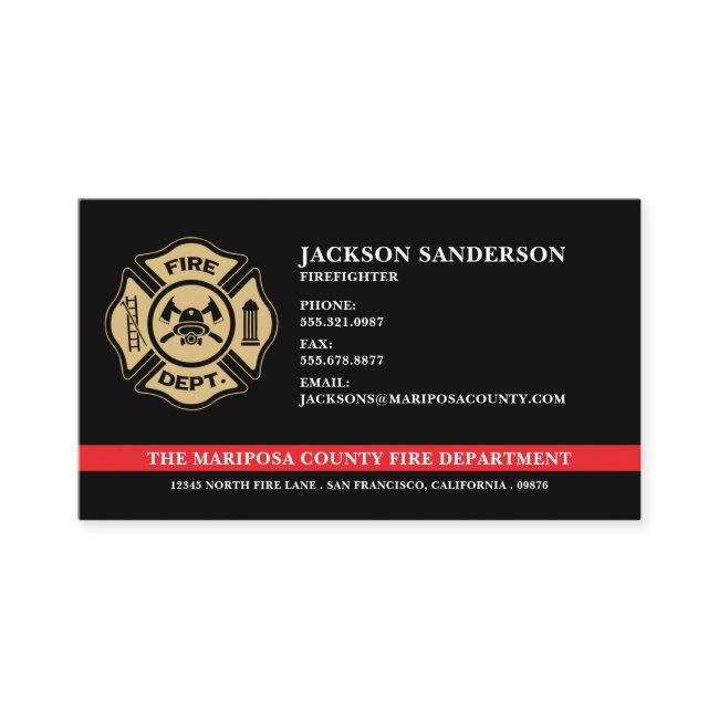 Custom Firefighter Fire Department Fireman Logo
