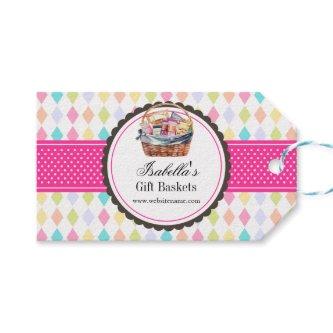 Custom Gift Basket Business Gift Tags