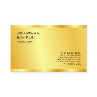 Custom Gold Look Modern Elegant Professional