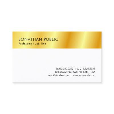 Custom Gold Look Modern Simple Template