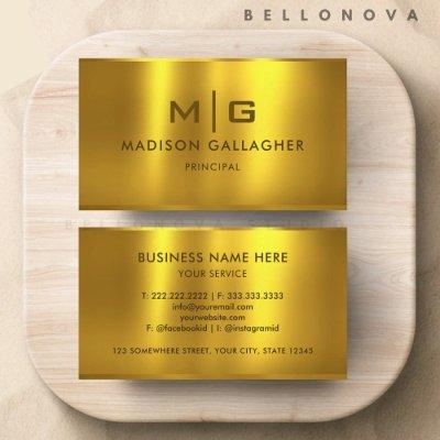 Custom Gold Yellow Metal Professional