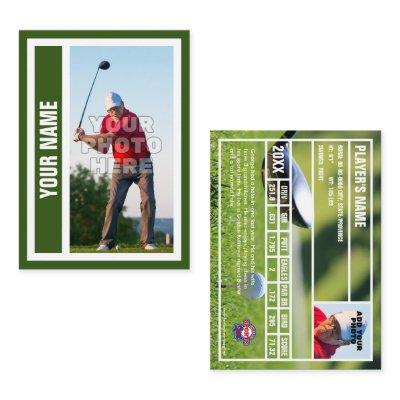 Custom Golf Trading Card - Forrest Green