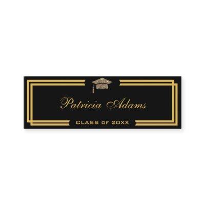 Custom graduation name card - Classic insert card