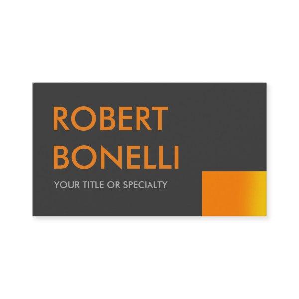 Custom Grey Orange Bold Tex Standard