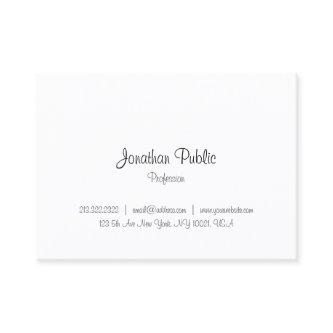 Custom Handwriting Elegant Modern Simple Template