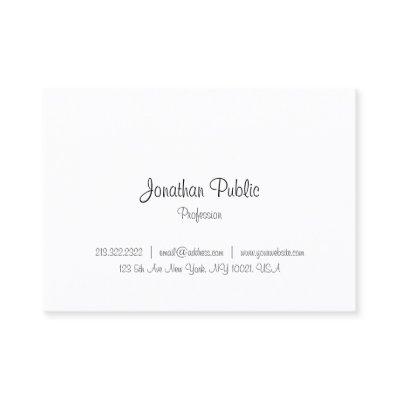 Custom Handwriting Elegant Modern Simple Template