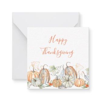 Custom Happy Thanksgiving Note Card