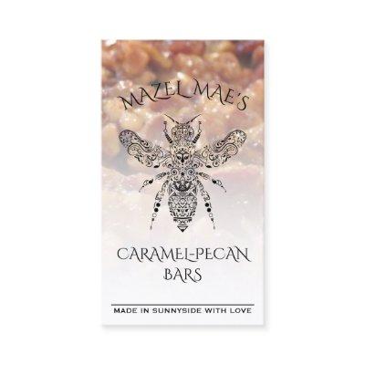 Custom Homemade Caramel-Pecan Bars HoneyBee Recipe