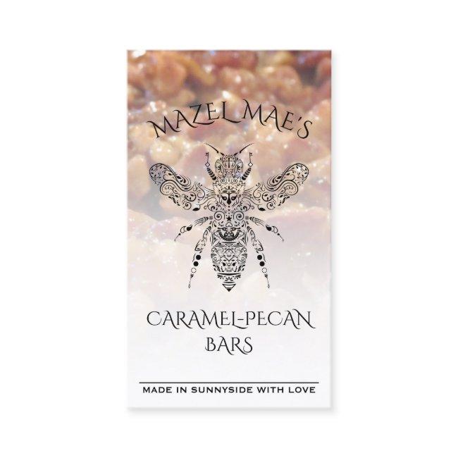 Custom Homemade Caramel-Pecan Bars HoneyBee Recipe