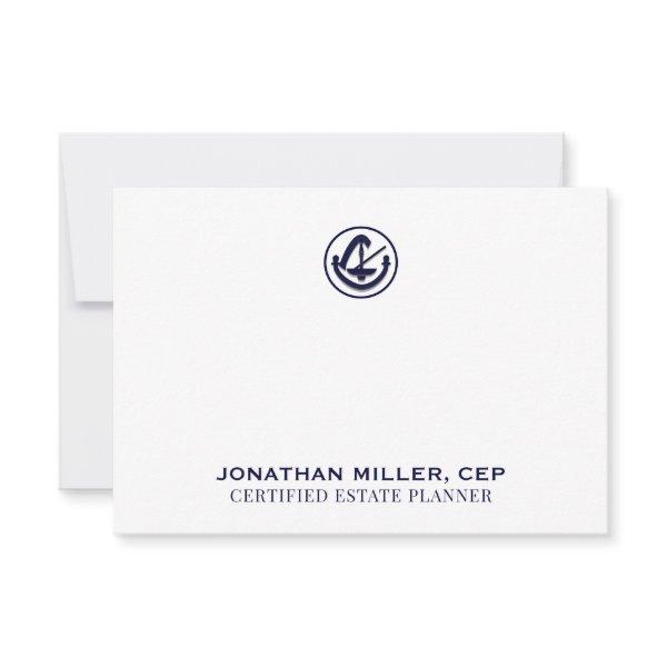 Custom Legal Logo Note Card Print or Digital