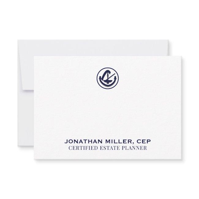 Custom Legal Logo Note Card Print or Digital