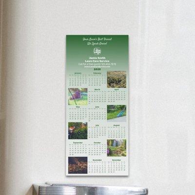 Custom Logo 6-Photos 2025 Calendar Magnet
