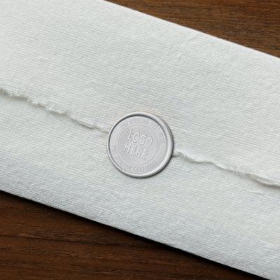 Custom logo and text business promotional wax seal sticker