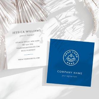 Custom Logo Bold Minimalist Corporate Square