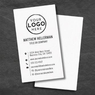 Custom Logo Minimal Modern Vertical