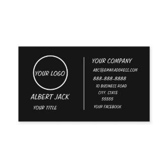 Custom Logo Modern Black Or Any Color Professional Loyalty Card
