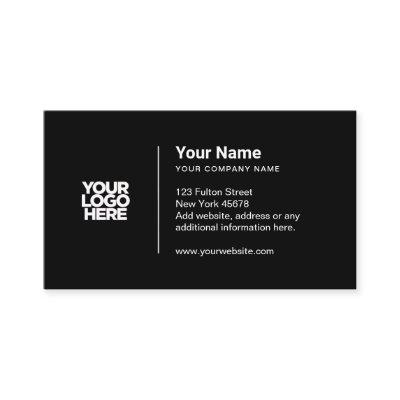 Custom logo modern minimalist black or any color b