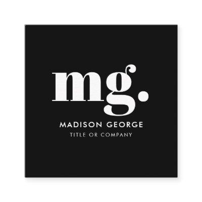 Custom Logo Modern Minimalist Social Media QR Code Square
