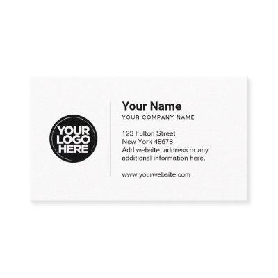 Custom logo modern minimalist white or any color b