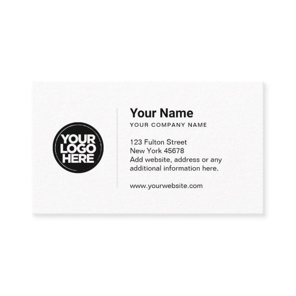 Custom logo modern minimalist white or any color b