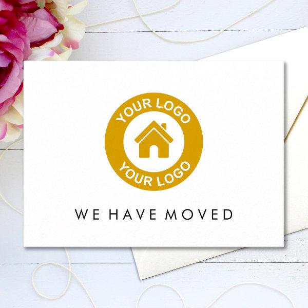 Custom Logo New Address Moving Announcement Card