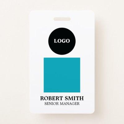 Custom Logo Photo Employee ID Badge