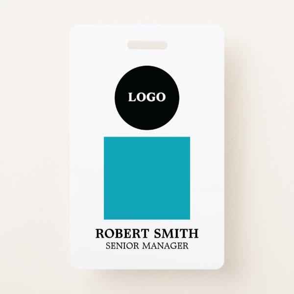 Custom Logo Photo Employee ID Badge