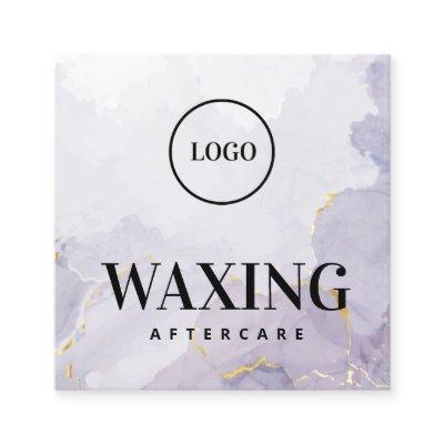 Custom Logo Purple Waxing Aftercare  Square