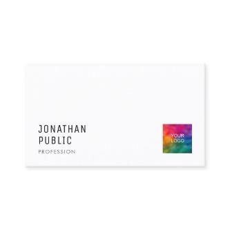 Custom Logo QR Code Modern Simple Professional