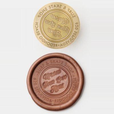 Custom Logo Retail Address  Wax Seal Stamp