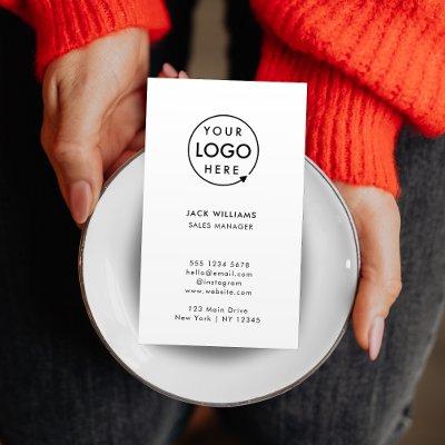 Custom Logo | Vertical Corporate Minimalist Modern