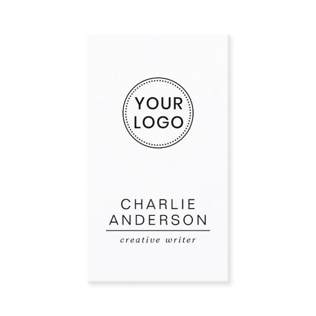 Custom logo vertical modern minimalist