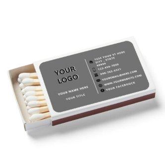Custom Logo Your Business Promotional Personalized Matchboxes