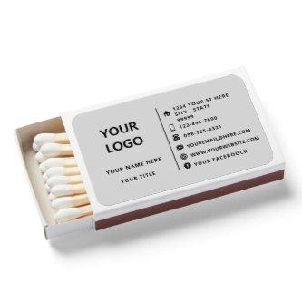 Custom Logo Your Promotional Personalized Modern Matchboxes