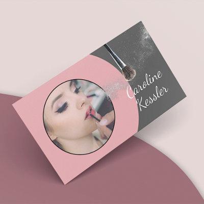 Custom Mauve Taupe Blush Pink Makeup Artist