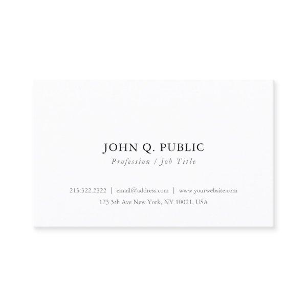 Custom Minimalist Modern Elegant Personalized