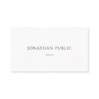 Custom Minimalist Modern Simple Stylish Template