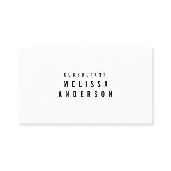 Custom Minimalist Professional Modern Plain